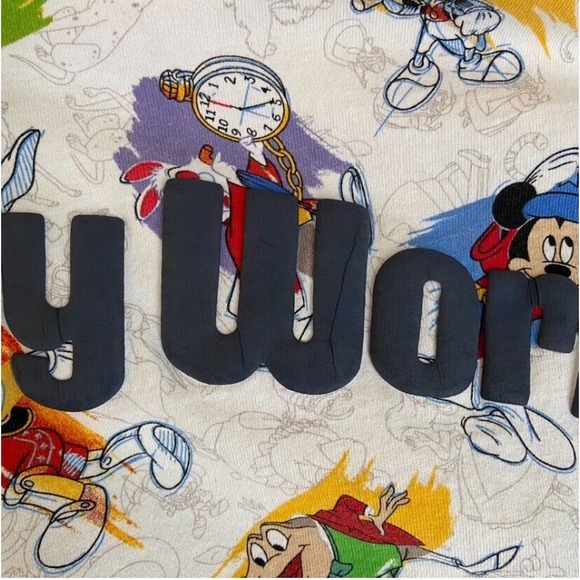 Walt Disney World Ink‎ and Paint Spirit Jersey Size L Mickey Pinocchio Dumbo - Picture 8 of 10